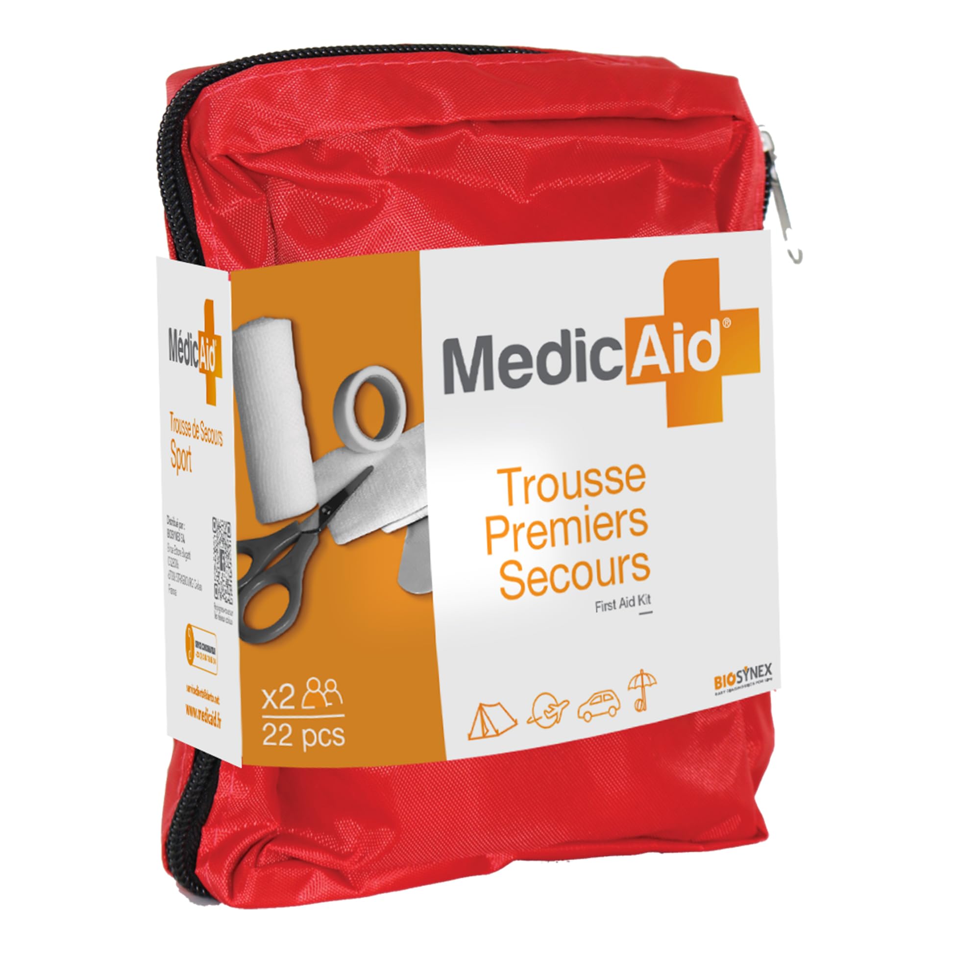 Trousse De Premiers Secours Portable 91 Pièces - Pour Maison, Voyage, Camping Et Survie