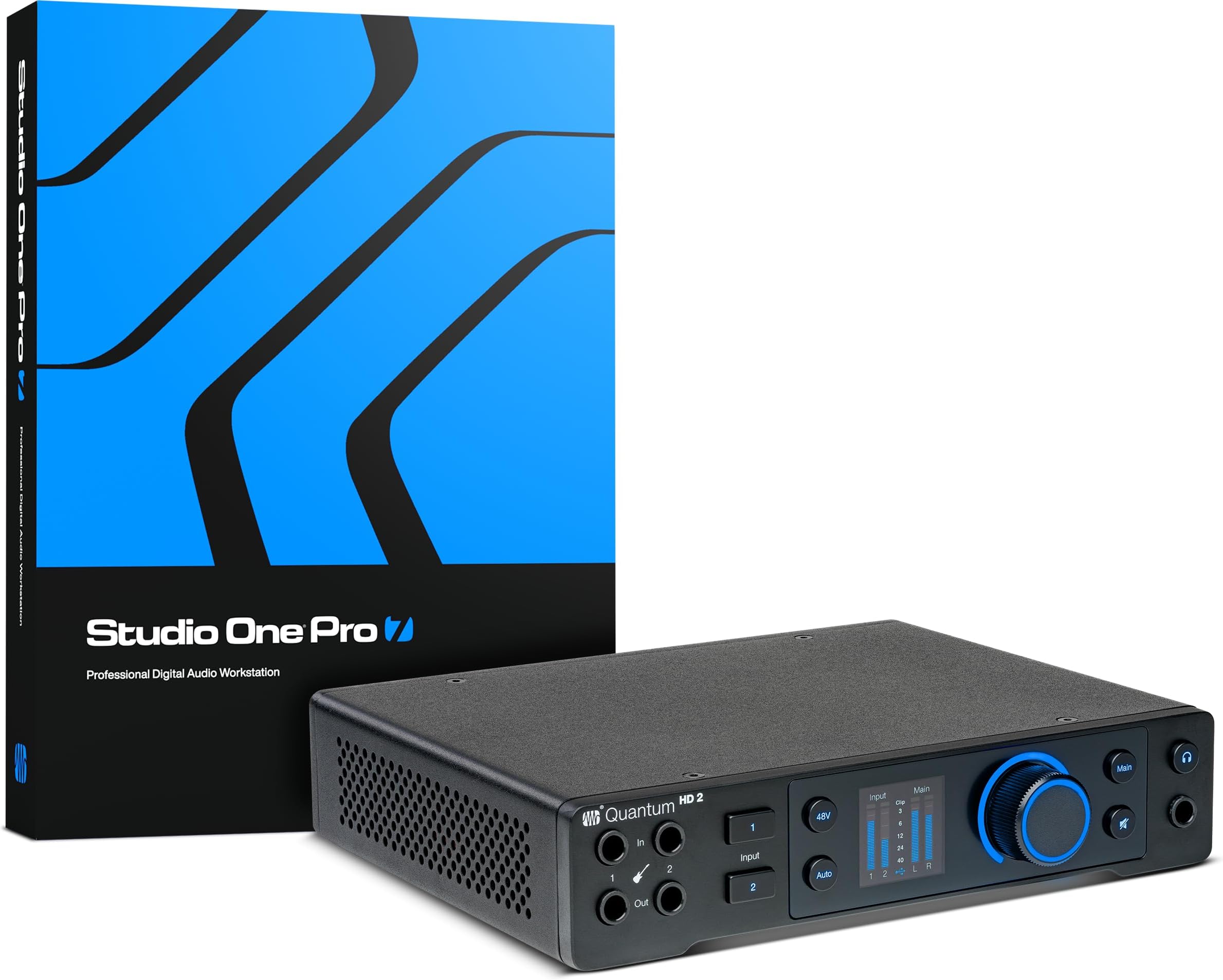 Quantum HD 2 20 x 24, 32-bit / 192 kHz USB-C Audio Interface With Studio One Pro Software