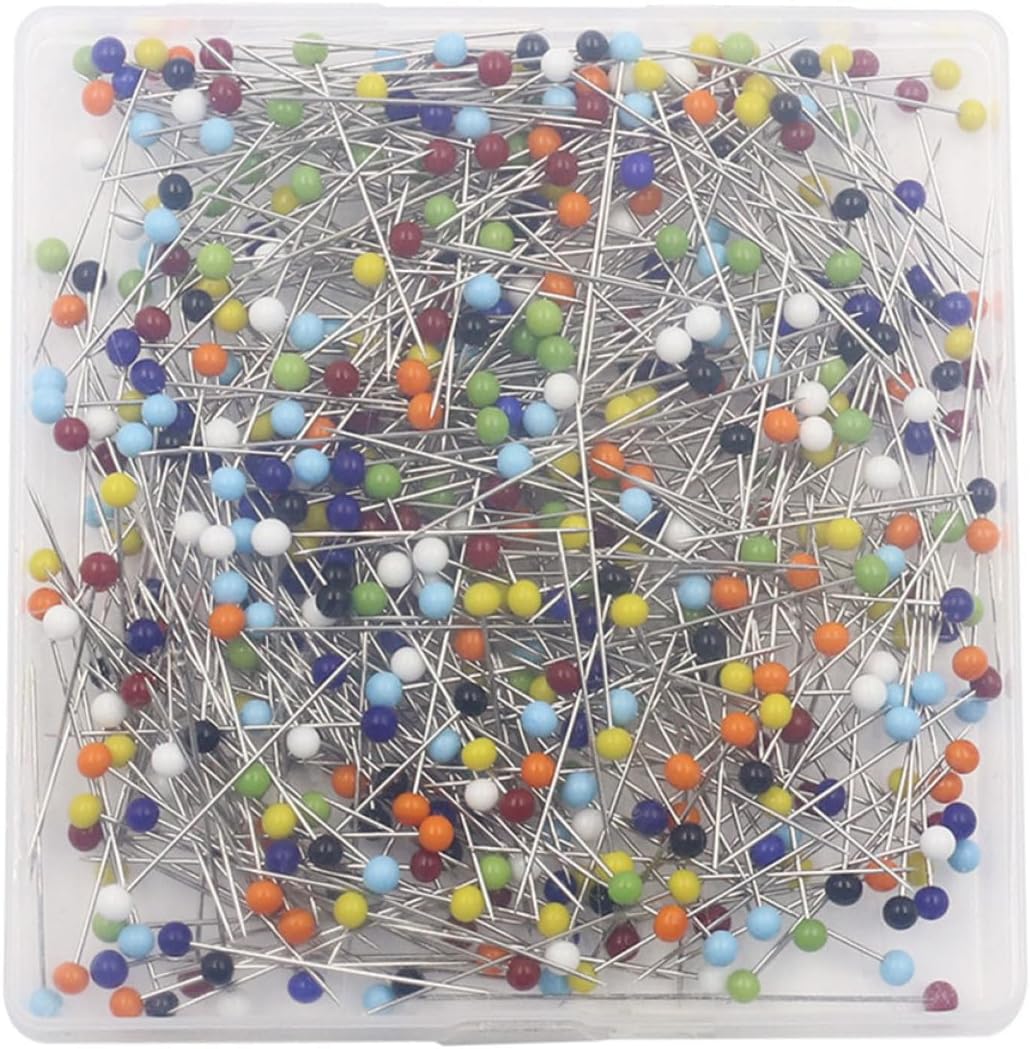 500pcs 4mm Glass Pearl Head Straight Pins for Sewing Quilting DIY Dressmaking Jewelry Making Crafts