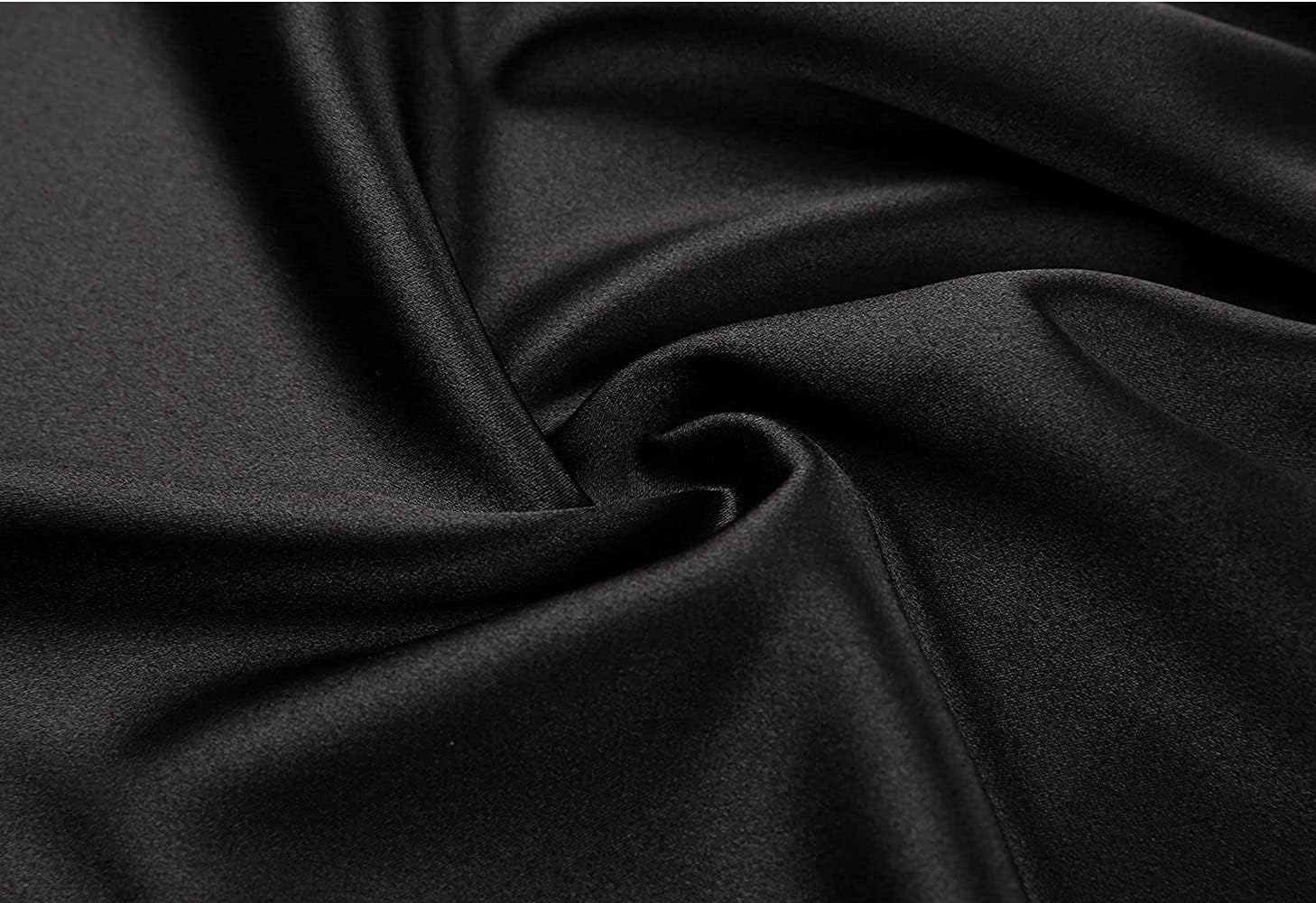 Women's Pure Short Satin Robes Bridesmaid and Bride Silky Robes Summer Sleepwear - Image 5