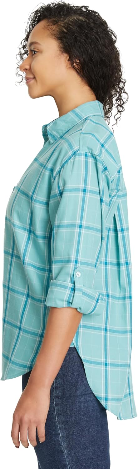 Gloria Vanderbilt Womens Amanda Oversized Button Down Shirt with Roll-tab Sleeves Standard - Image 4