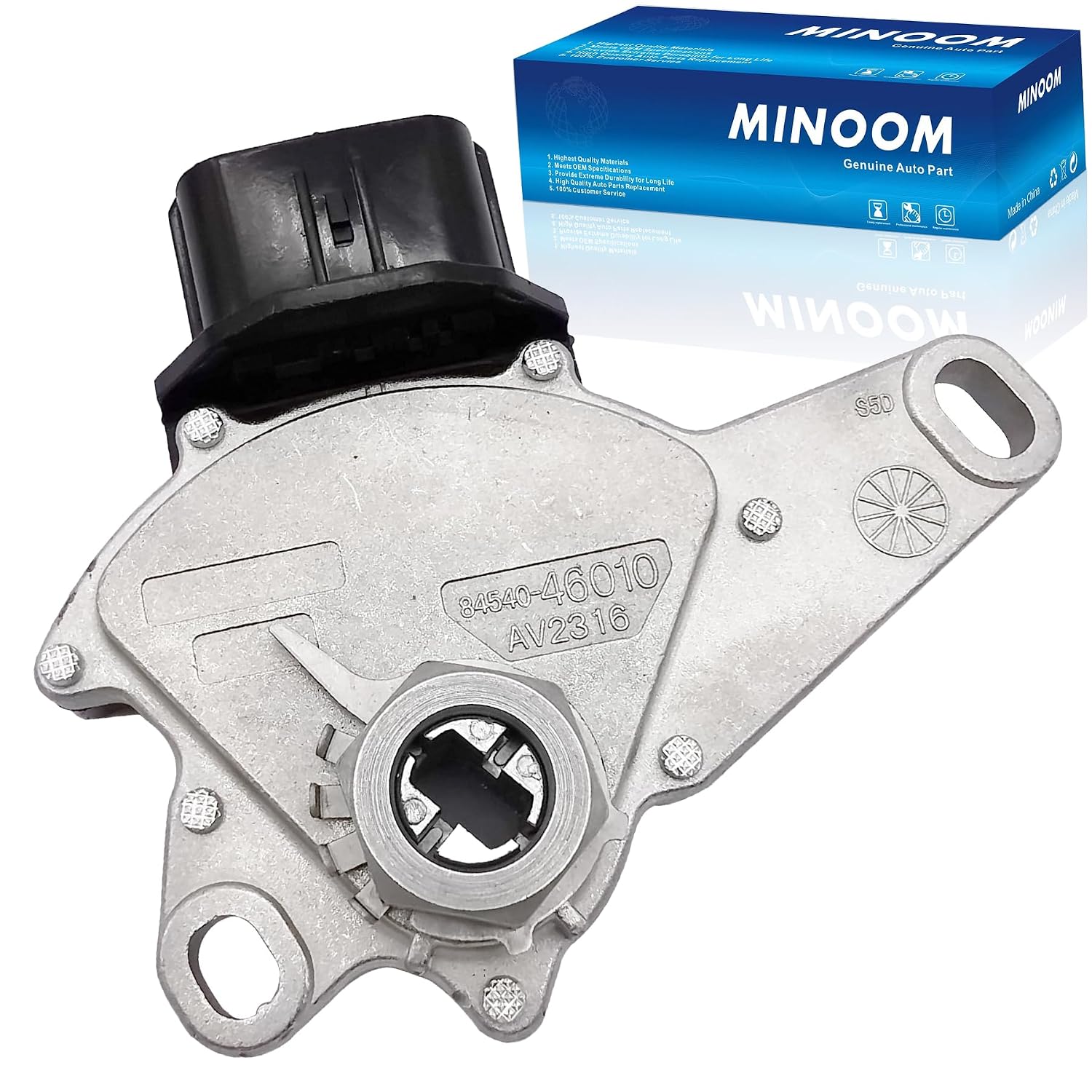 84540-46010 Neutral Safety Switch Compaitble with Toyot a Yaris 1.5L Corolla 1.8L Matrix 1.8L Pontiac Vibe 1.8L Scion XA 1.5L Part No.#SW4969丨88973596丨SW6211丨1S8731