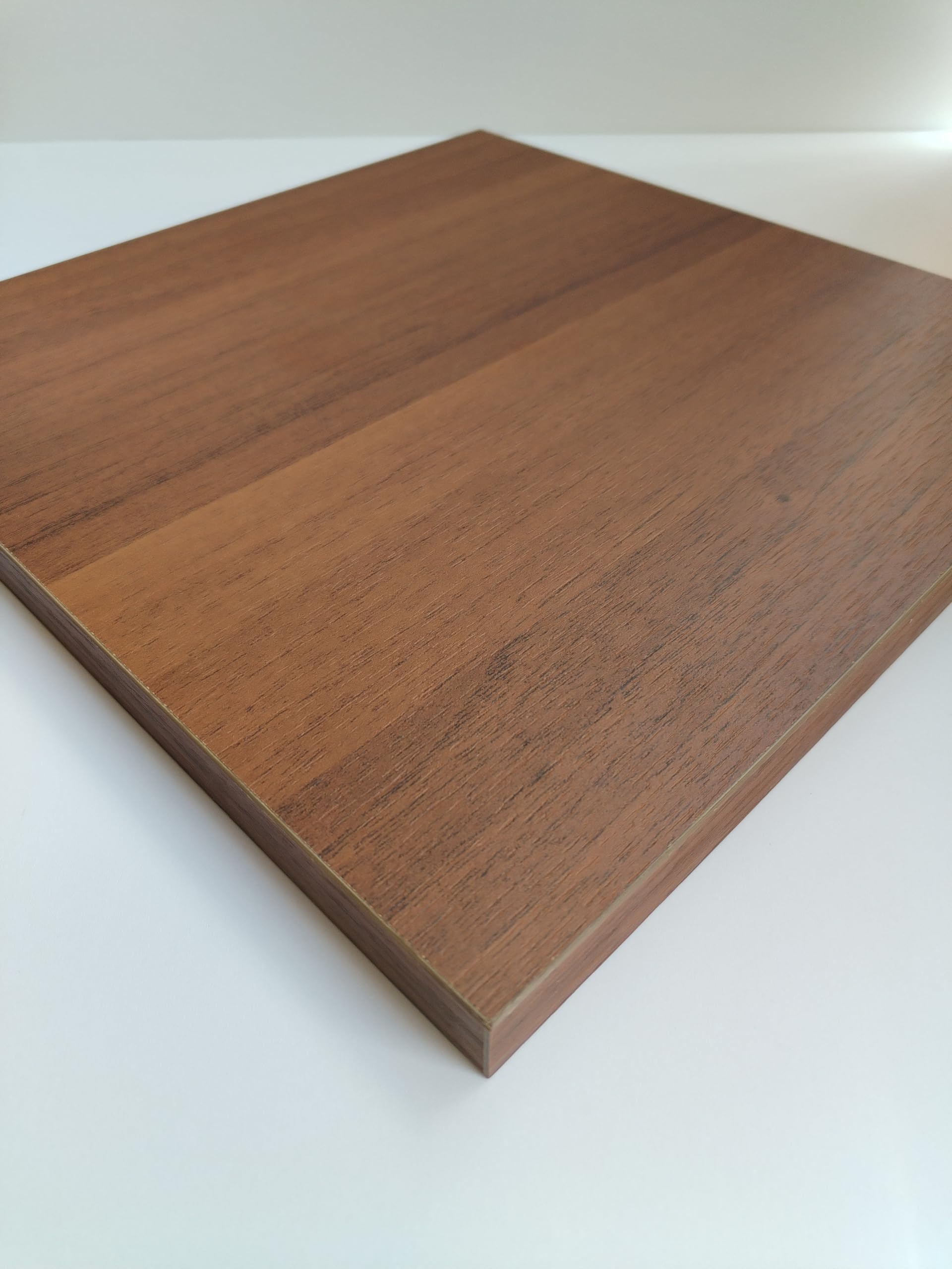 Generico Pannello Truciolare Nobilitato Noce scuro Bordato su 4 lati mm 18 Varie Misure (1, cm. 139 x 50)