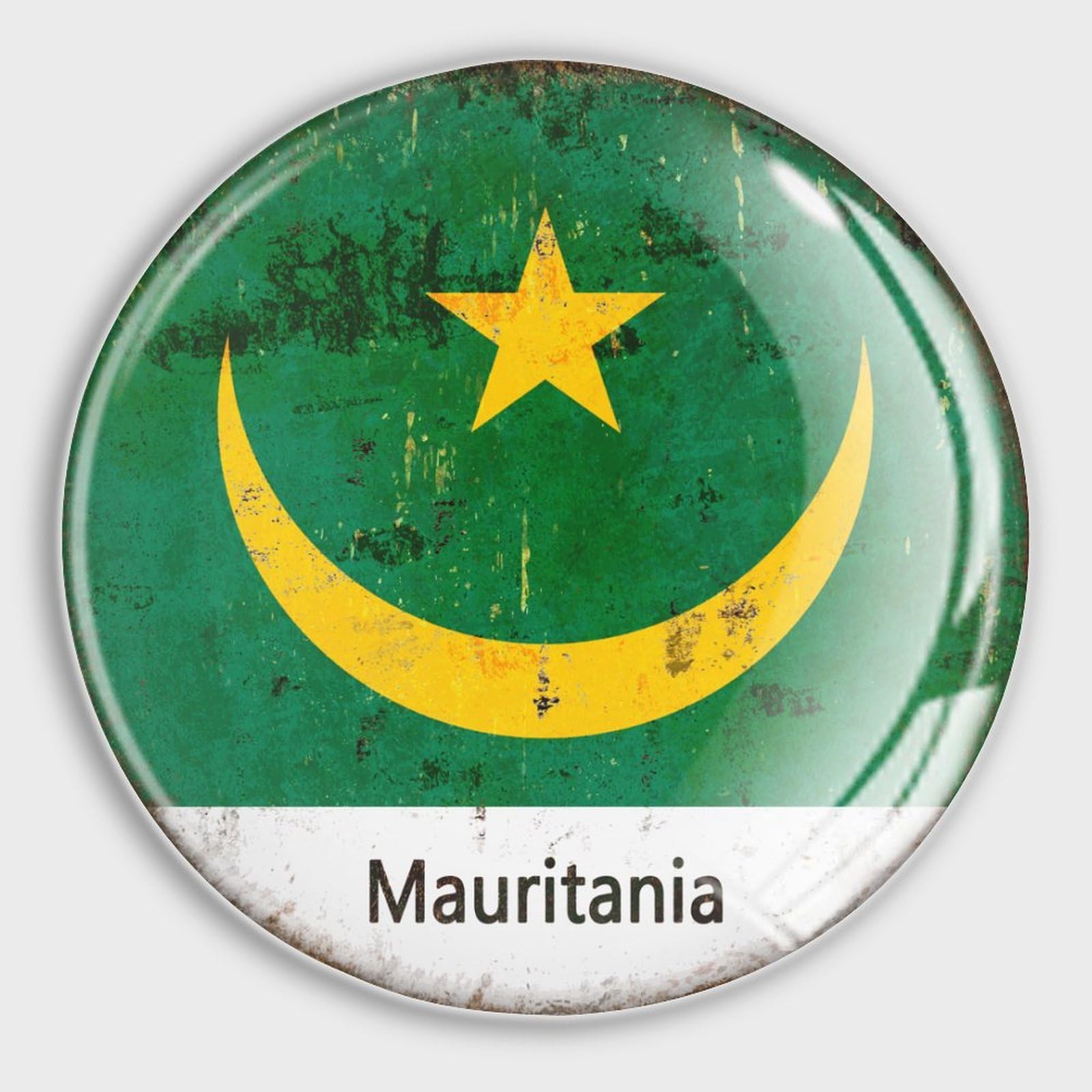 Aimants de cuisine Mauritanie pour tableau blanc et décoration de frigo