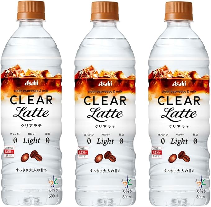 Amazon アサヒ クリアラテ From おいしい水 600ml 3本 おいしい水 ミネラルウォーター 通販