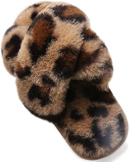 leopard print slippers amazon