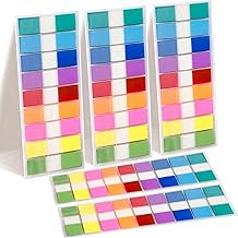 900 Pieces Sticky Bookmarks, Multi-Coloured Post It Book Colour Sheets Stickers Index Tabs, Writable Sticky Tabs for Home, School, Office
