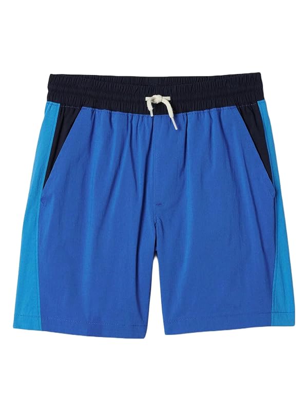 GAP Boys' Hybrid Colorblock Short, Admiral Blue, Medium by GAP - Used condition - US$11.40