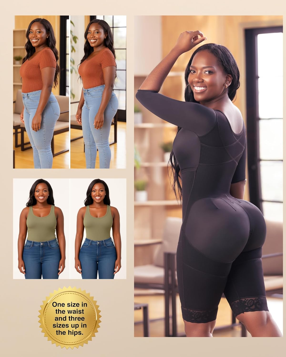 SHAPE CONCEPT 336 Tummy Control Shapewear Faja Colombiana Girdle for Women Tummy Control Hourglass Shapewear - Image 7