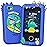 KOKODI Kids Smart Phone Toys, Touchscreen HD Dual Camera Cell Phone for Kids, Birthday Gifts Dinosaur Toddler Play Phone for Boys 3-10, Travel Learning Toy with 8GB SD Card(Navy Blue)