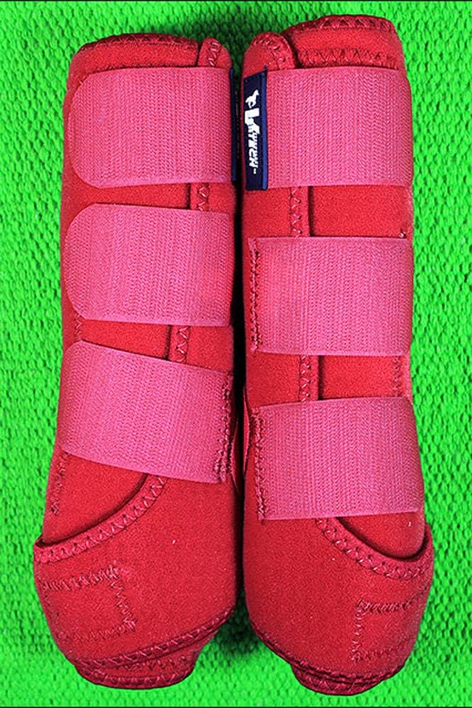 Professionals Choice Equine Sports Medicine Ventech Elite Front Leg Boot, Pair (Small, Crimson Red)