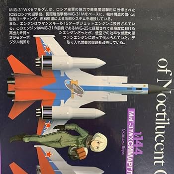 夜光雲のサリッサ 1/144 MiG-31WX セマルグル Yahoo!オークション - 1/144 「夜光雲のサリッサ」MiG-31