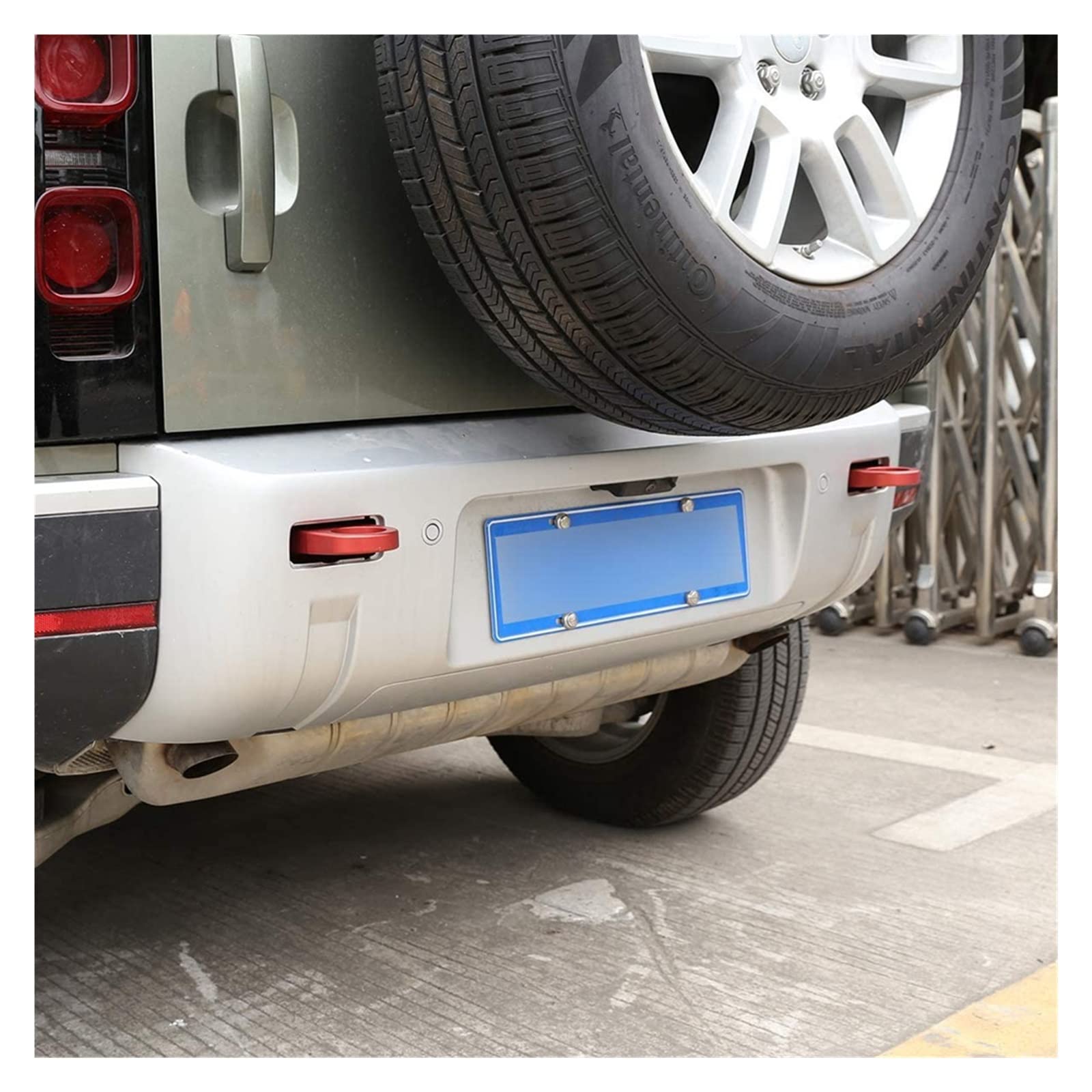 PortablPractical Trailer Hitch Shape Tylny zderzak Heavy Duty Hak holowniczy Hak holowniczy Czerwony