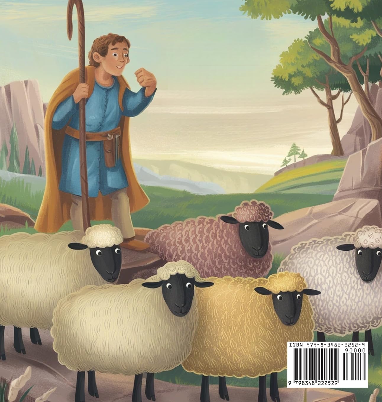 El Rebaño Valiente De David: 5 Historias De Ovejas Heroicas Antes De Dormir (Cuento Bíblico de Animales Para Dormir) (Spanish Edition)