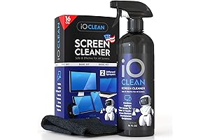 Powerful Computer or TV Screen Cleaner Kit - 16oz Spray & Accessories For Electronics