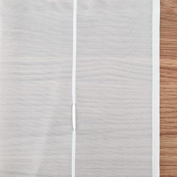 1 Panel Roman Blind Sheer Tab Top Curtain Transparent Soft Voile Polyester WxH 80 x 155 cm Yellow Roman Shade Window Curtains Tulle Modern Decoration For Living Room Bedroom Kitchen
