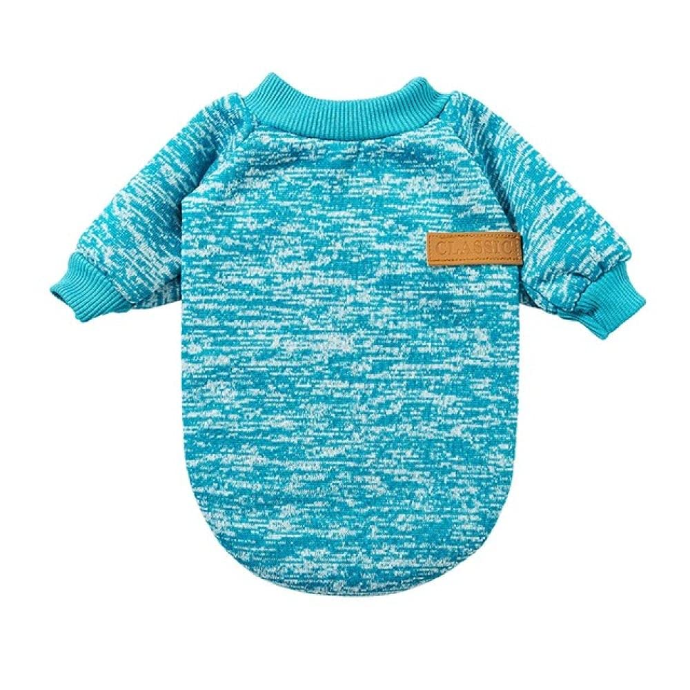 Manteau classique pour chiot bleu XXL en couleur unie durable