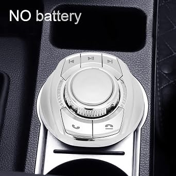 Keenso Car Steering Controll,Steering Wheel Control 8 Key Defined Functions Steering Control Button Universal for Car