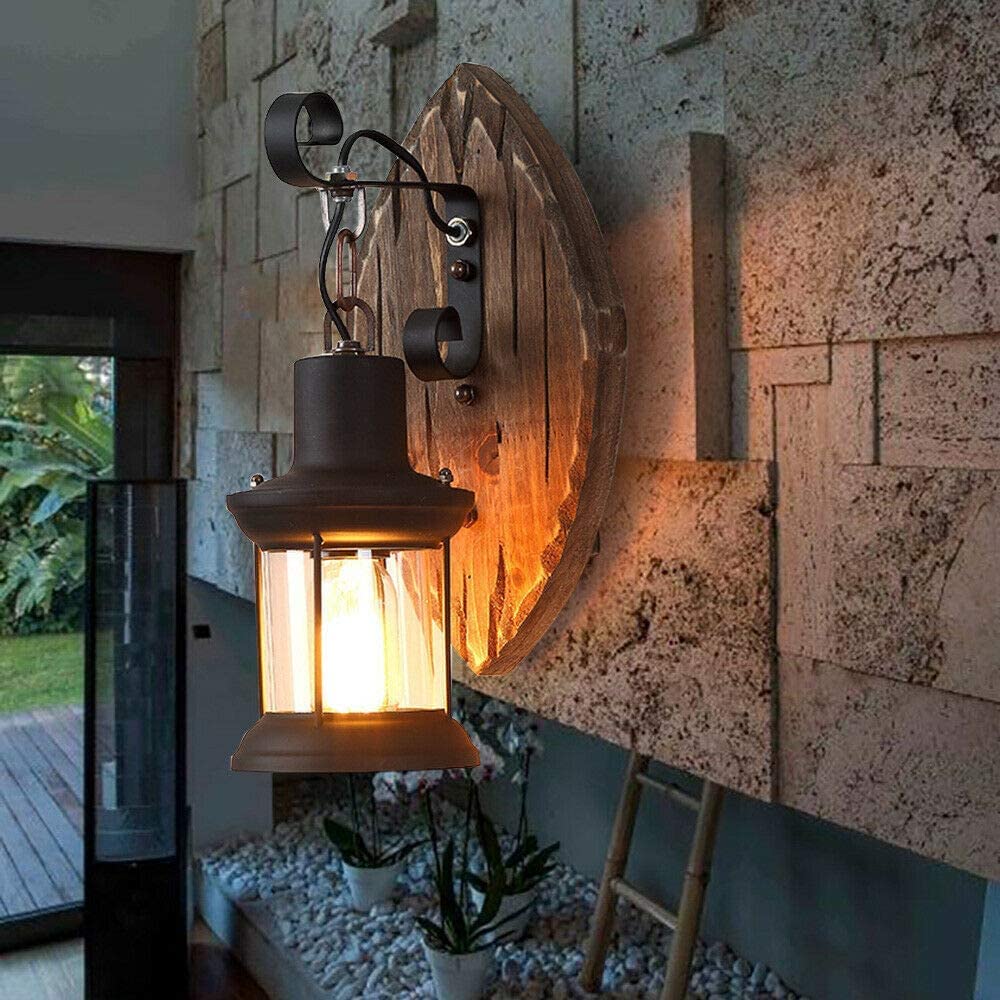Amerikaanse Retro Loft Industriële Stijl Outdoor Led Wandlamp Waterdichte Roestv