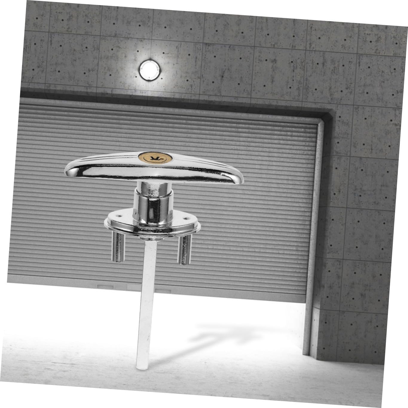 ORFOFE Garage Door Lock Hardware for Shed Lock Kit Keyed Door Latch Barn Handle Metal Core Locking Mechanism