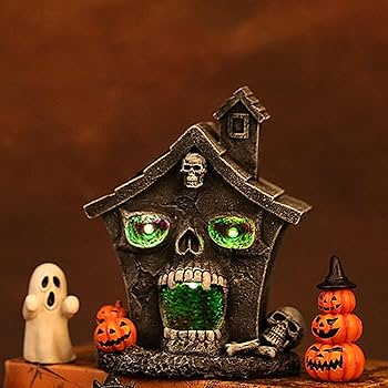 ハロウィン　アンティーク　ホーンテッドハウス　8種類の光　ハロウィン　置き物 楽天市場】ホーンテッドハウス【送料無料 あす楽】ハロウィン