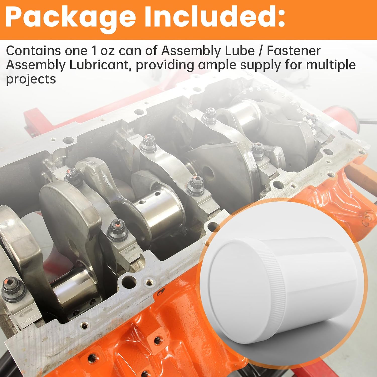 20 oz Ultra Torque Assembly Lubricant Replacement for ARP 100-9911 - Large Shop Size Brush-Top Bottle - High Pressure Fastener Lube for Engine Building & Head Studs