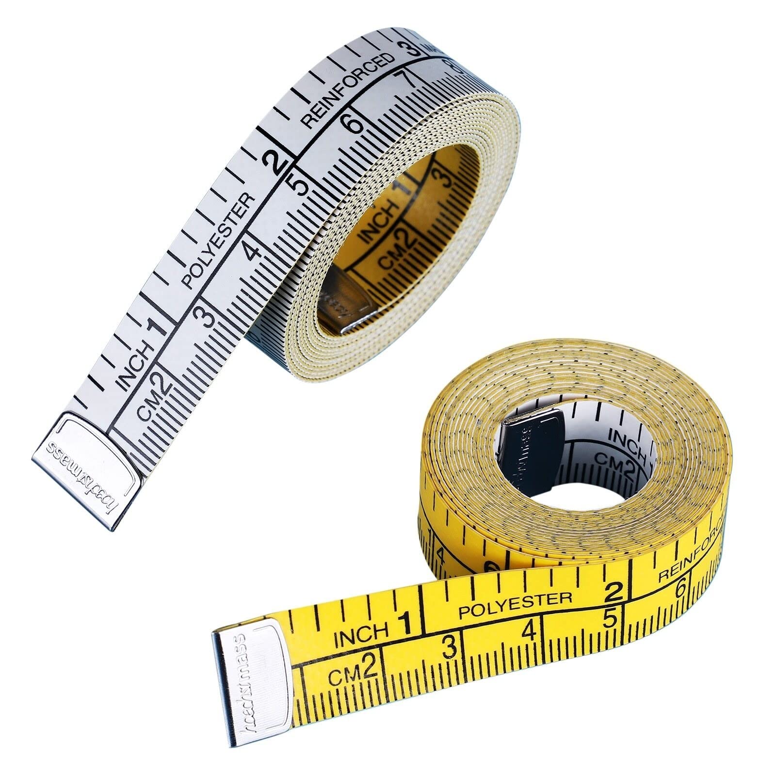 Maßbänder, Körpermaßband Nähen Schneider Maßband cm Meter Nähen Maßband Weiche zufällige Farbe (Color : Giallo)