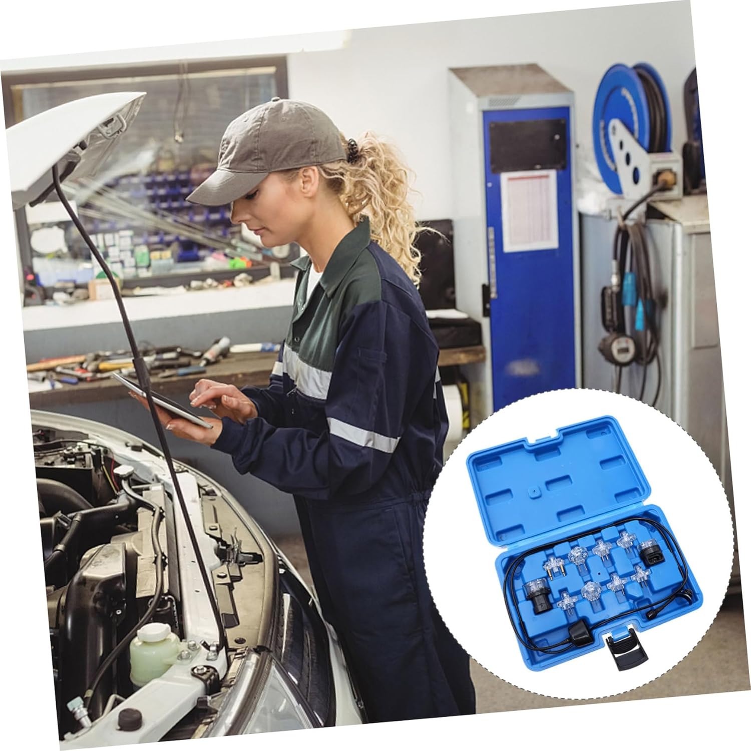 1set Car Circuit Test Light Kit Fuel Injector Tester for Efficient Automotive Diagnostics Essential Tool for Mechanics and Car Maintenance