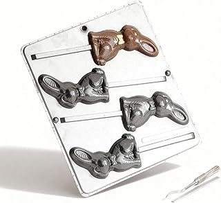 Easter Bunny Lollipop Chocolate Candy Mold Easter 1805