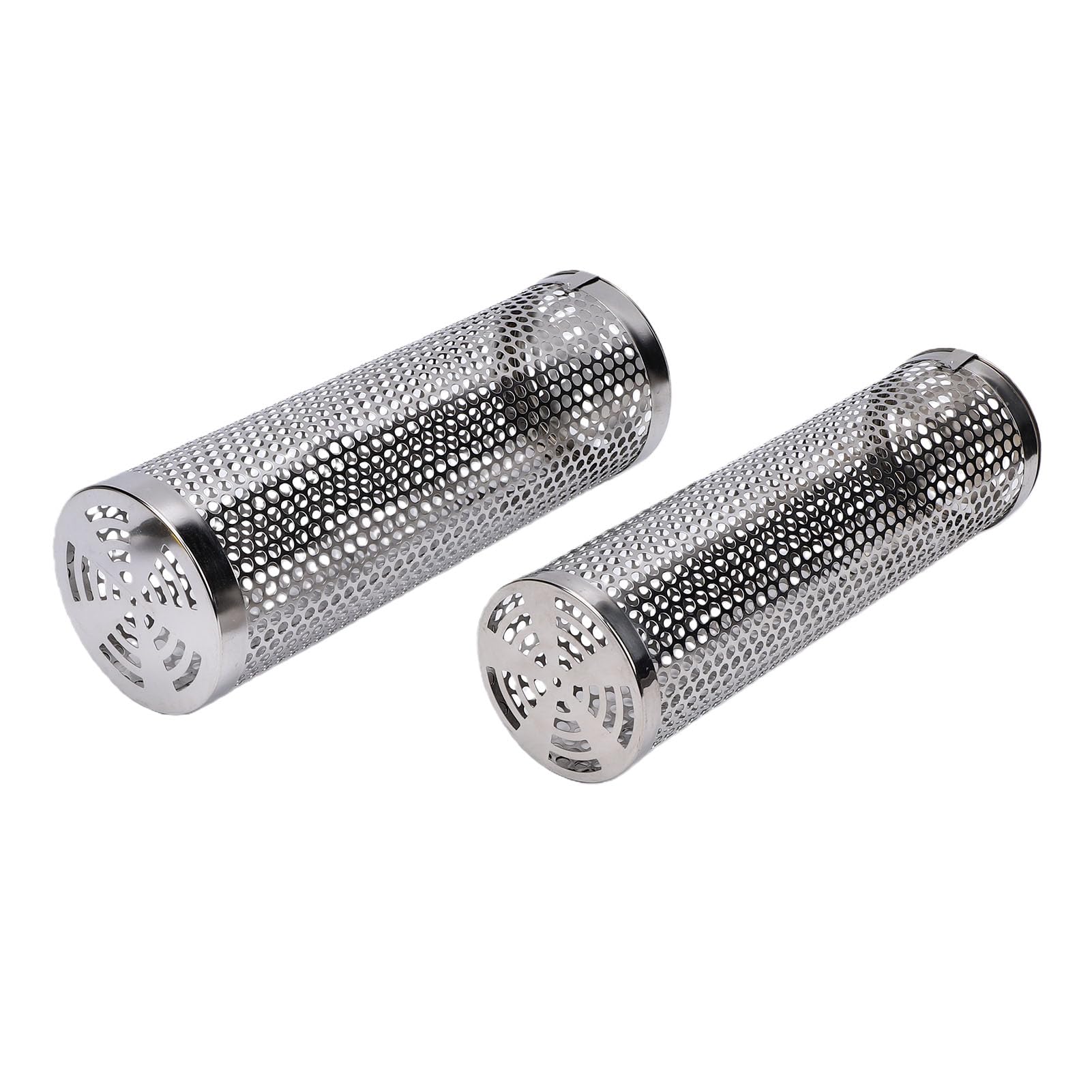 Generic Cestello per Griglia Rotante, Resistente, in Acciaio Inox, per Barbecue, per Campeggio in Famiglia, 2 Pezzi per Barbecue All'aperto