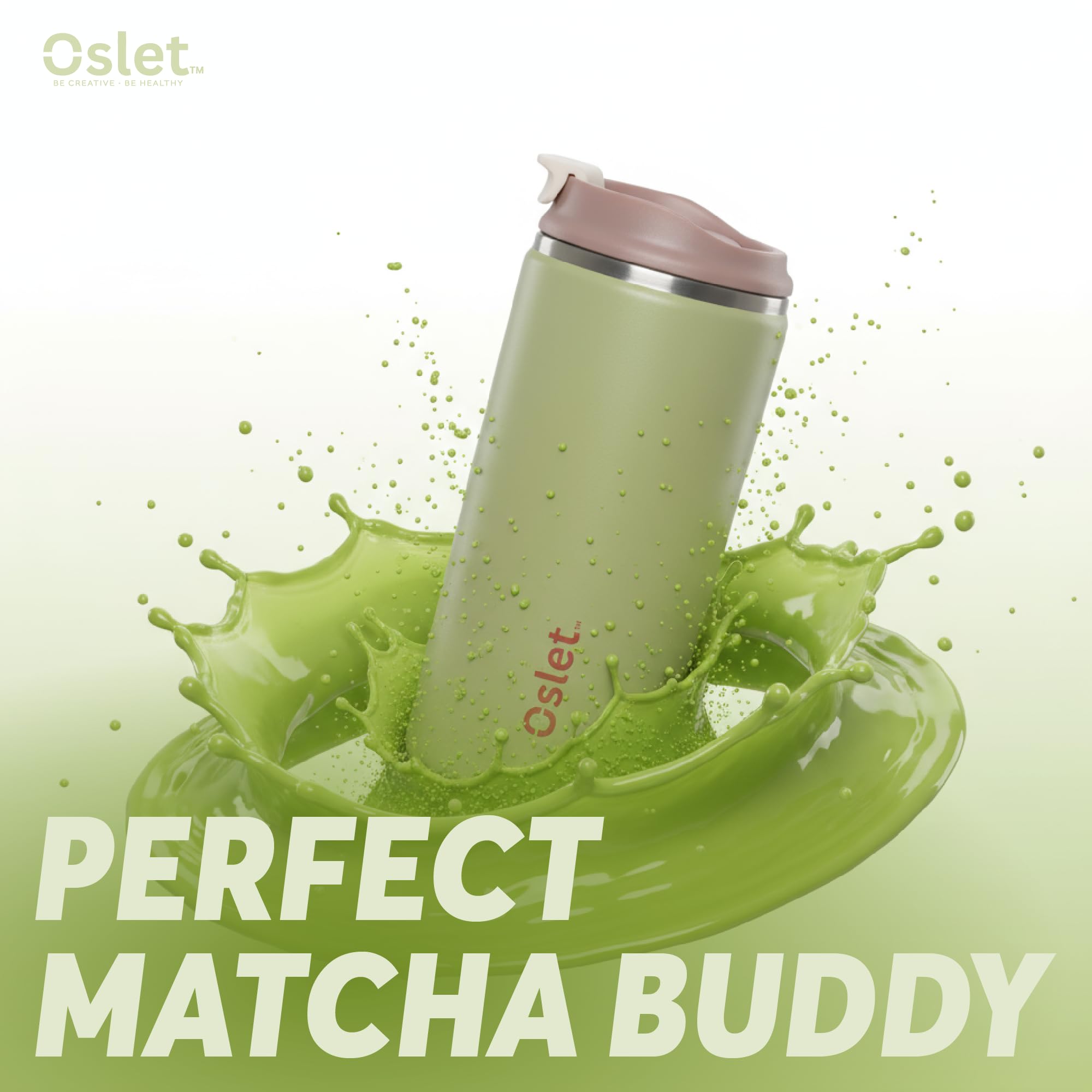 OSLET VELTRA 400ml 18/8 Pro-Grade Stainless Steel Coffee Tumbler OSLET VELTRA 400ml 18/8 Pro-Grade Stainless Steel Coffee Tumbler