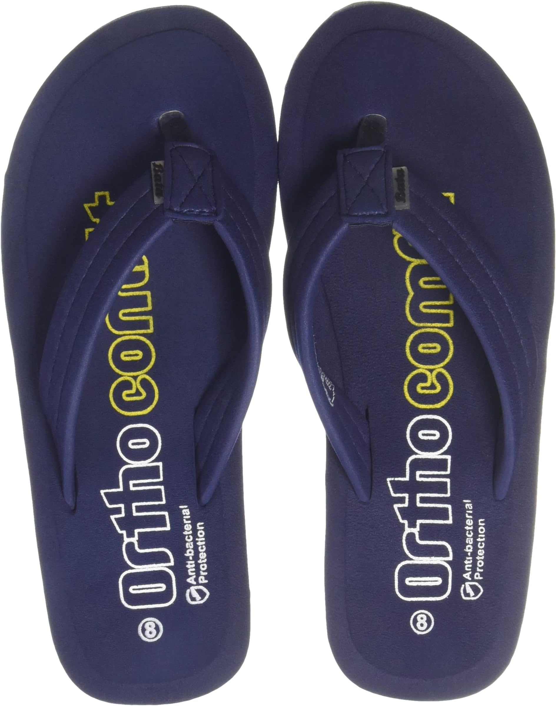 Bata Ortho-Aw16 E Men's Blue Flip Flops - 7 UK (8719542)