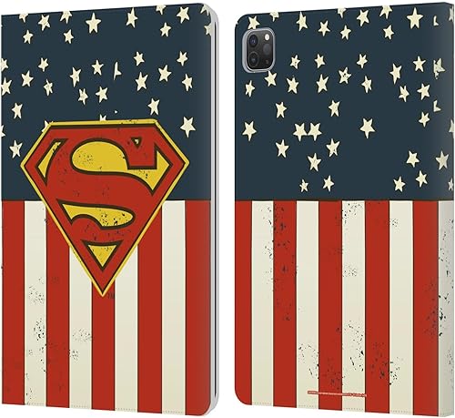 Miniatura 18 de Head Case Designs Funda de piel con licencia oficial de Superman DC Comics Classic Logos compatible con Apple iPad 9.7 2017 / iPad 9.7 2018