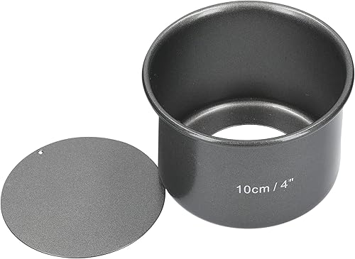 Miniatura 2 de MasterClass KCMCHB30 - Molde redondo de acero al carbono de 3.9 in (3.9 in, con PFOA, antiadherente, fondo suelto, 0.039 in, color gris)