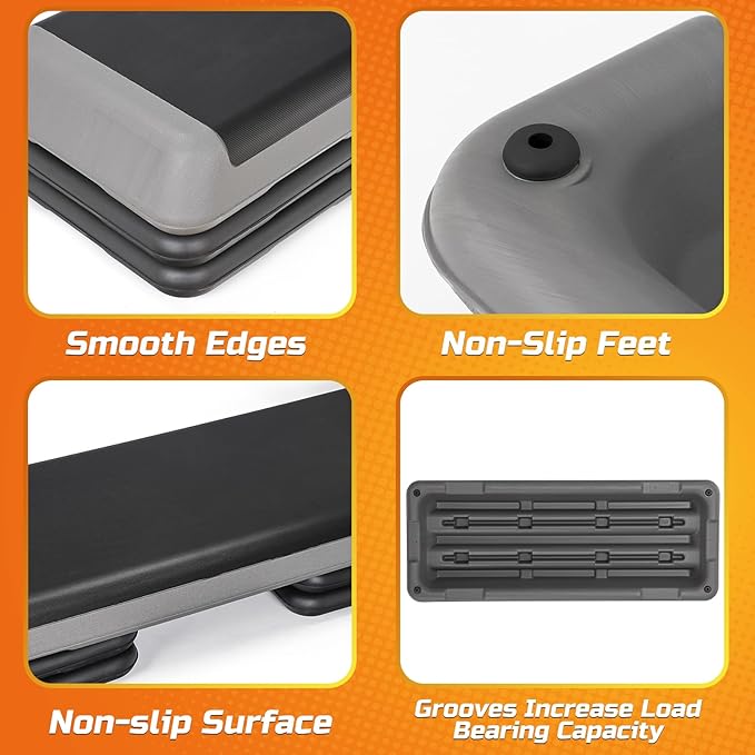 In addition to its versatility and durable design, the ZENY Exercise Aerobic Step Platform is also compact and easy to store when not in use. This makes it a practical choice for those with limited space or who prefer to workout at home. Whether you're a beginner looking to start a fitness routine or an experienced athlete looking to increase the intensity of your workouts, the ZENY Exercise Aerobic Step Platform is a versatile and effective tool for improving your fitness level. Description by ChatGPT.