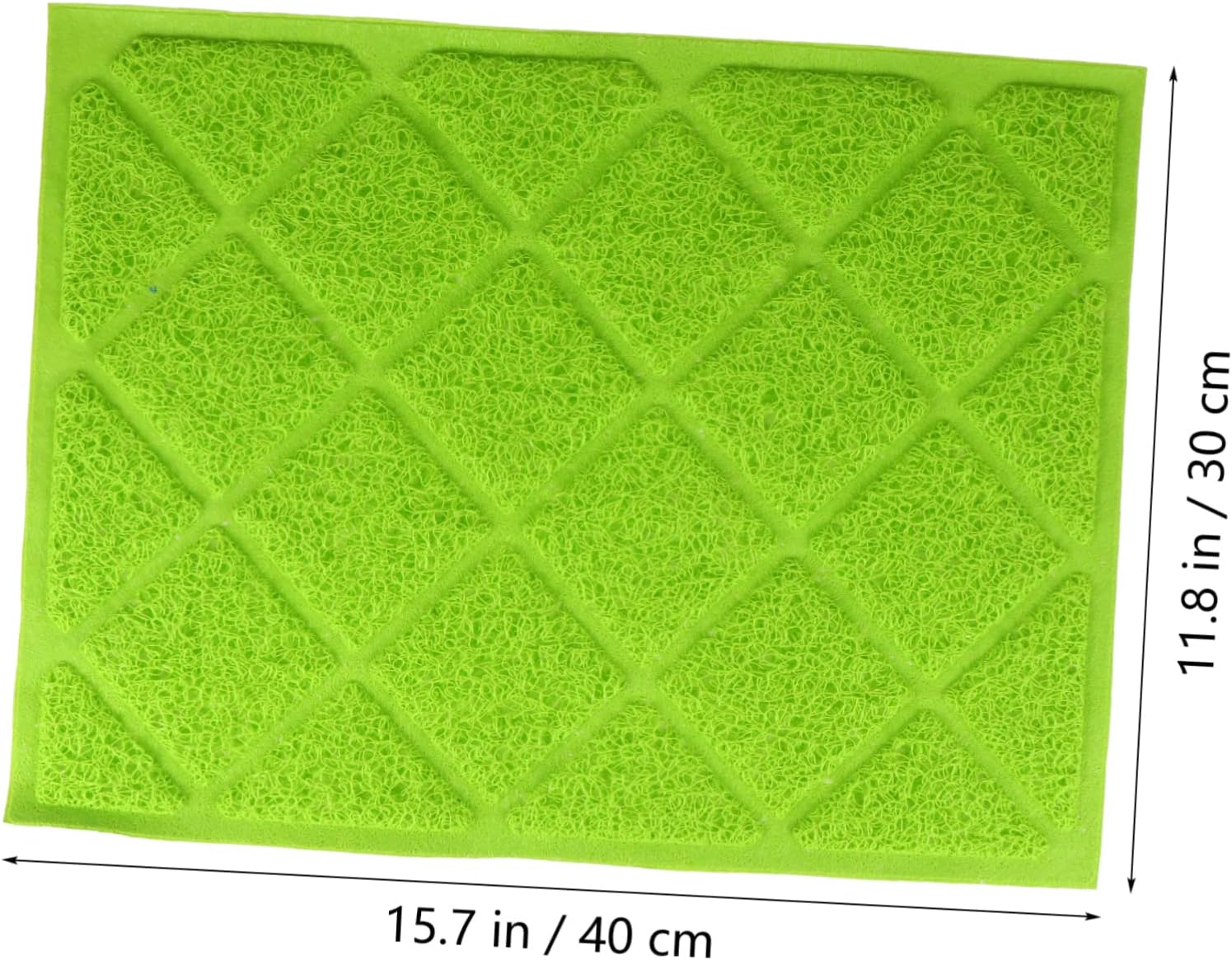 Generic 2pcs Non- Feeding Mat for Dogs and Cats Litter Food Water Placemat Grooves Owners