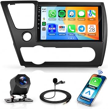 4G+64G Car Stereo for Honda Civic 2013 2014 2015 2016 2017 Radio