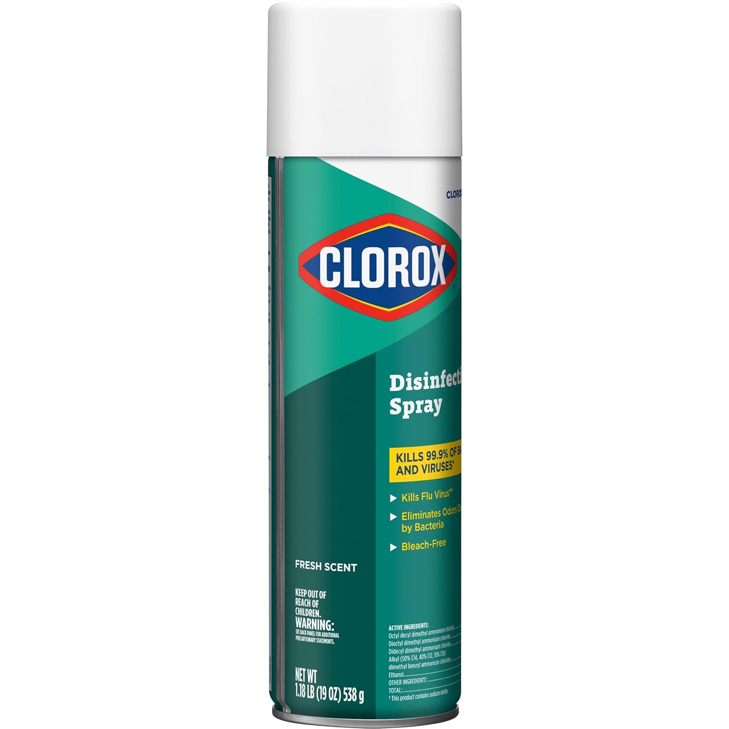 CloroxPro Disinfecting Spray, Fresh Scent, 19 Ounces, Pack of 12 (Packaging May Vary)