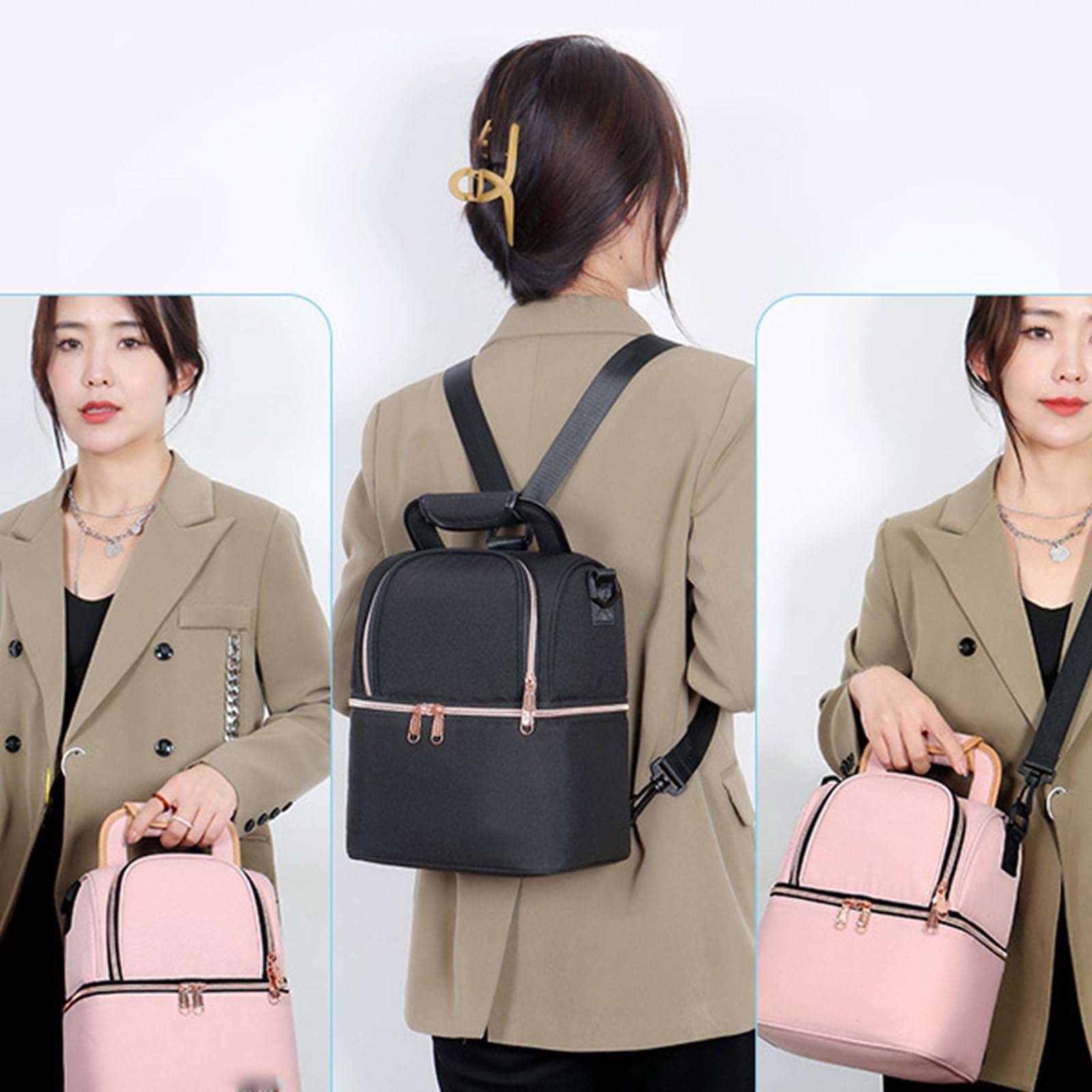 Sac isotherme pour biberon de lait maternel avec bandoulière pour allaitement, maman, voyage