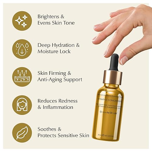 Miniatura 6 de EpiLynx by Dr. Liia Vegan Anti-Oxidant Rejuvenating Vitamin C Serum - Repara la piel dañada - Libre de alérgenos para pieles sensibles