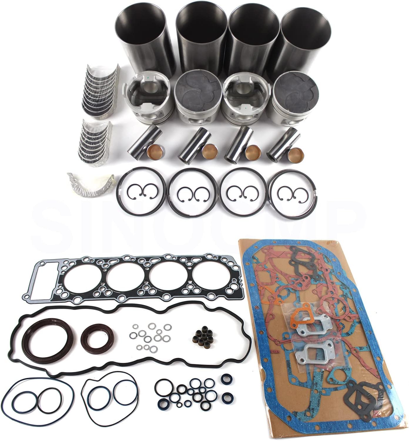 4M40 4M40TD Engine Rebuild Kit for Sumitomo SH60 Excavator 307B Mitsubishi Engine Excavator Parts, 3 Month Warranty