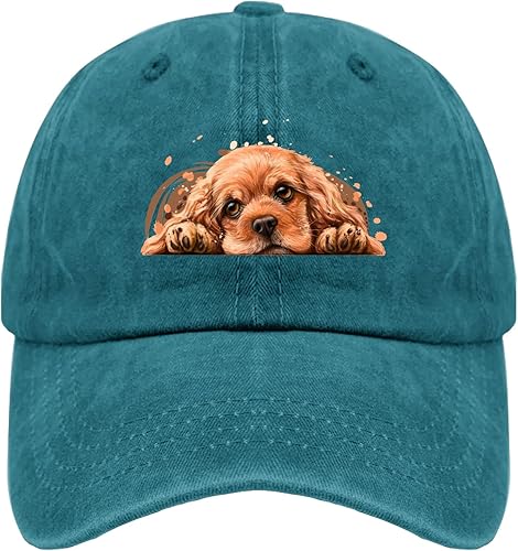 devor Sombreros de papá Cocker Spaniel Americano, gorra de béisbol divertida para mujer