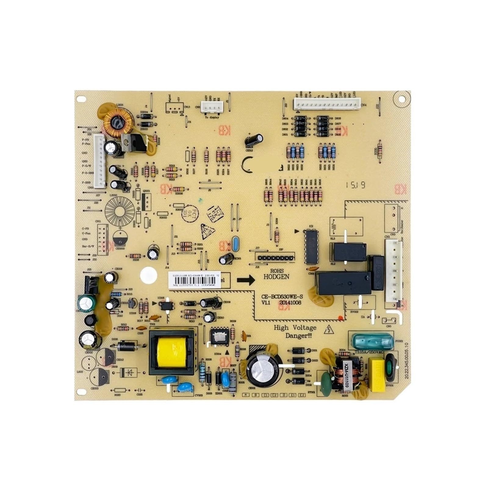 Carte De Commande De Réfrigérateur, Compatible Avec Midea, 5023010100BR BCD-536WKM(E) Circuit PCB CE-BCD530WE-S Carte Mère De Réfrigérateur For Congélateur