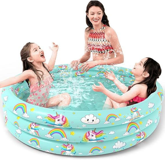 Review Jasonwell Inflatable Baby Kiddie Pool Kids Paddling Pool