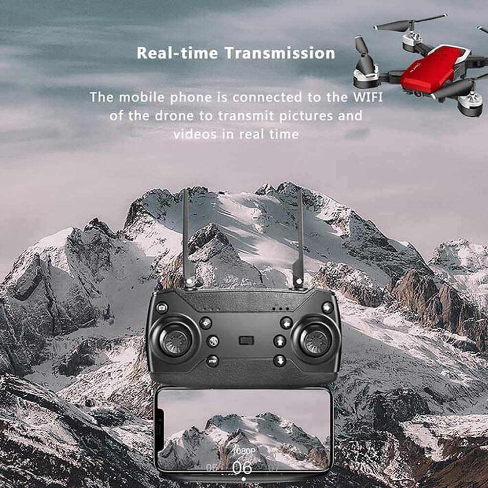 Sporte Drone 4K HD Drone with Camera WiFi FPV Mini Drone for Kids and Adults Foldable RC Quadcopter with 3D Flip Headless Mode