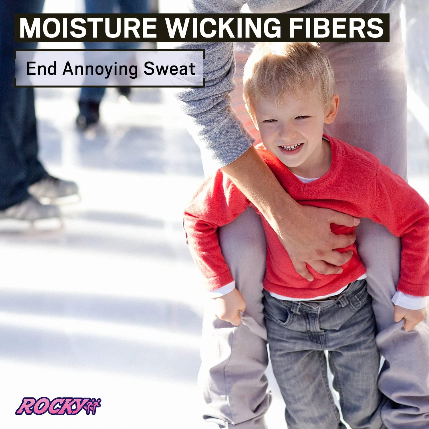 Rocky Thermal Underwear for Boys Cotton Knit Thermals Kids Base Layer Long John Pajamas Set - Image 4