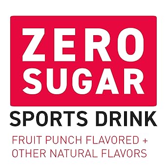 POWERADE ZERO Fruit Punch, 20 fl oz, 8 Pack
