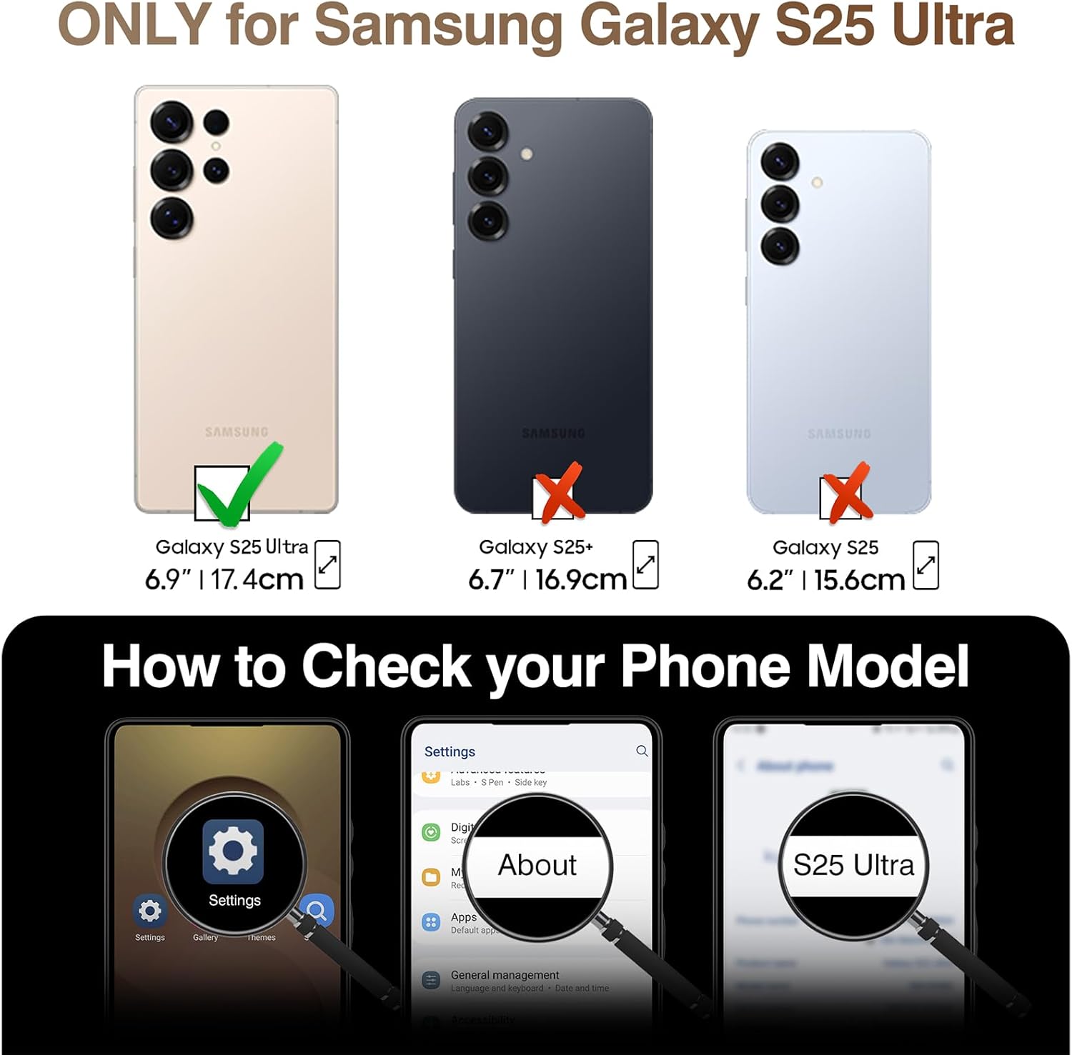 LOHASIC for Galaxy S25 Ultra Case, Classic Leather Vintage Texture Protective Bumper Cover for Men Women Compatible with Samsung Galaxy S25 Ultra 6.9 inch 2025 - Dark Brown - Image 8