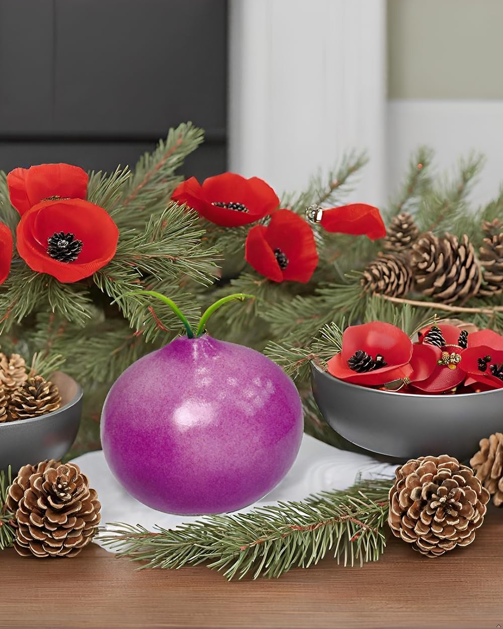5 Pcs Artificial Onion Lifelike Fake Onion Simulation Onion Vegetables Model Photography Prop for Home Kitchen Party Decoration