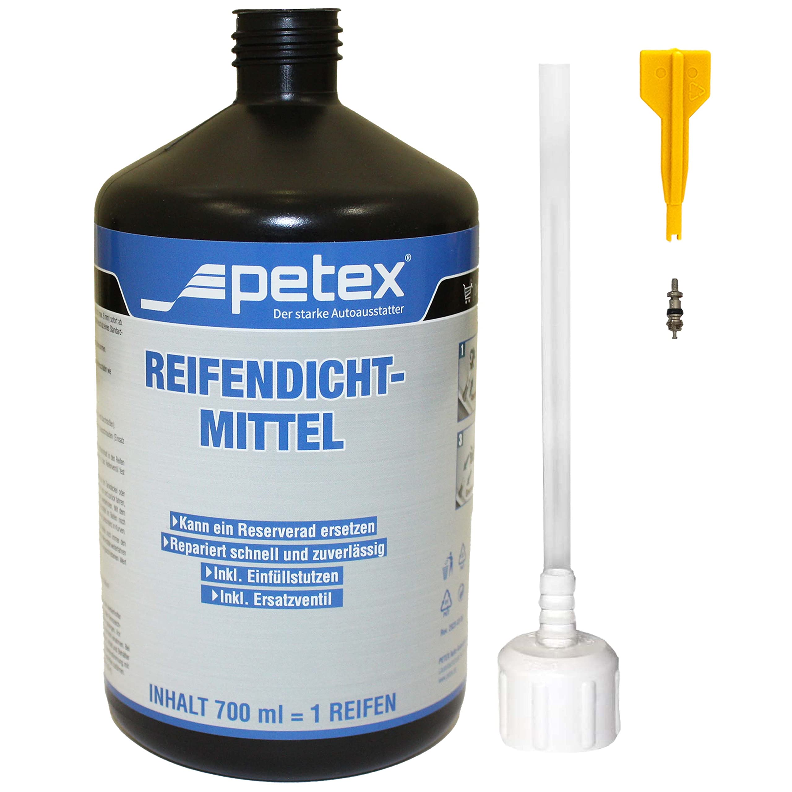 Petex 445130 Bombe anti-crevaison 700ml sans couleur